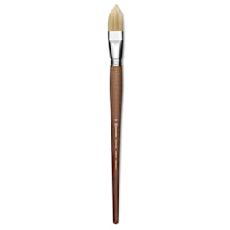 Escoda Futura Synthetic Bristle Brush - Series 5414, Filbert, Size 24, Long Handle