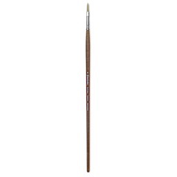 Escoda Futura Synthetic Bristle Brush - Series 5418, Long Filbert, Size 4, Long Handle
