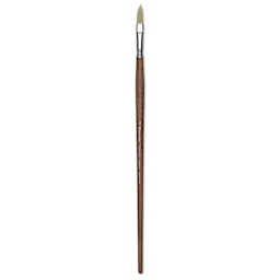 Escoda Futura Synthetic Bristle Brush - Series 5418, Long Filbert, Size 10, Long Handle