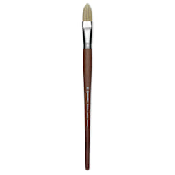 Escoda Futura Synthetic Bristle Brush - Series 5418, Long Filbert, Size 20, Long Handle