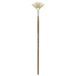 Escoda Futura Synthetic Bristle Brush - Series 5430, Fan, Size 4, Long Handle