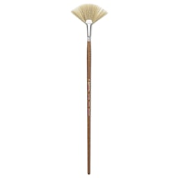 Escoda Futura Synthetic Bristle Brush - Series 5430, Fan, Size 6, Long Handle