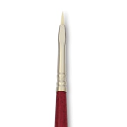 Escoda Marfil Synthetic Bristle Brushes - Series 4450 Bright, Size 1, Long Handle, close-up
