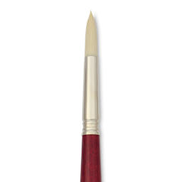 Escoda Marfil Synthetic Bristle Brushes - Series 4475 Round, Size 14, Long Handle, close-up