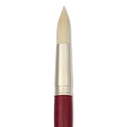 Escoda Marfil Synthetic Bristle Brushes - Series 4475 Round, Size 22, Long Handle, close-up