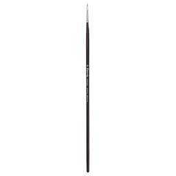 Escoda Vintage Synthetic Brush - Bright, Long  Handle, Size 0