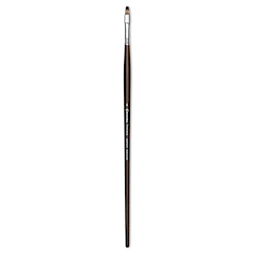 Escoda Vintage Synthetic Brush - Bright, Long  Handle, Size 8
