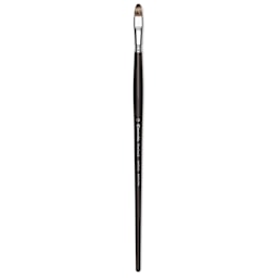 Escoda Vintage Synthetic Brush - Bright, Long  Handle, Size 12