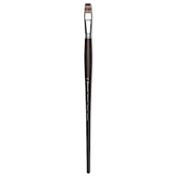 Escoda Vintage Synthetic Brush - Bright, Long  Handle, Size 16