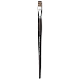 Escoda Vintage Synthetic Brush - Bright, Long  Handle, Size 18