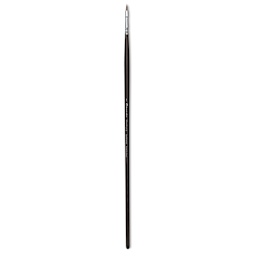 Escoda Vintage Synthetic Brush - Filbert, Long  Handle, Size 2