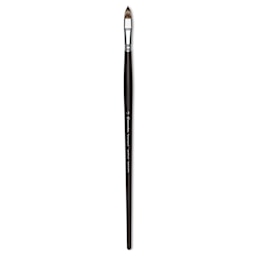 Escoda Vintage Synthetic Brush - Filbert, Long  Handle, Size 12