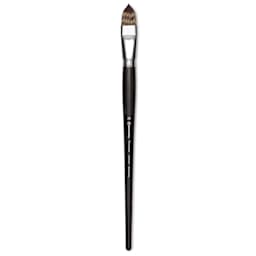 Escoda Vintage Synthetic Brush - Filbert, Long  Handle, Size 20