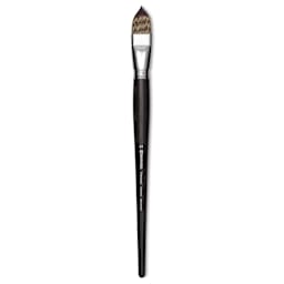Escoda Vintage Synthetic Brush - Filbert, Long  Handle, Size 24