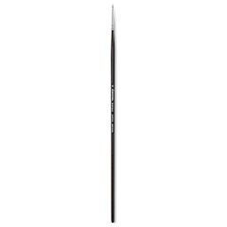 Escoda Vintage Synthetic Brush - Round Pointed, Long  Handle, Size 0