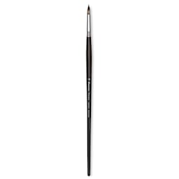 Escoda Vintage Synthetic Brush - Round Pointed, Long  Handle, Size 10