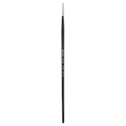Escoda Vintage Synthetic Brush - Flat, Long Handle, Size 1