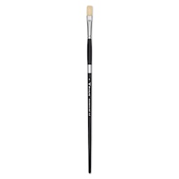 Trekell Hog Bristle Brush - Flat, Long Handle, Size 4