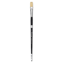 Trekell Hog Bristle Brush - Flat, Long Handle, Size 8