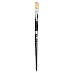 Trekell Hog Bristle Brush - Flat, Long Handle, Size 10