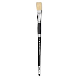 Trekell Hog Bristle Brush - Flat, Long Handle, Size 12