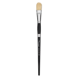 Trekell Hog Bristle Brush - Filbert, Long Handle, Size 12