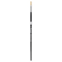 Trekell Hog Bristle Brush - Long Flat, Long Handle, Size 2
