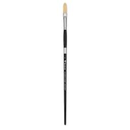 Trekell Hog Bristle Brush - Long Filbert, Long Handle, Size 4