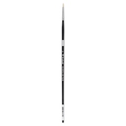 Trekell Hog Bristle Brush - Round, Long Handle, Size 0