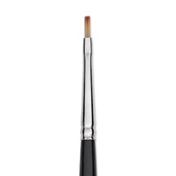Trekell Spectrum Brush - Bright, Long Handle, Size 0, close up