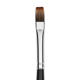 Trekell Spectrum Brush - Bright, Long Handle, Size 8, close up