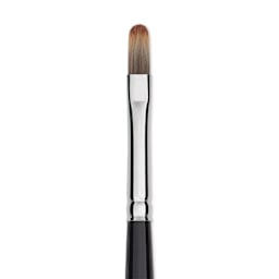 Trekell Spectrum Brush - Filbert, Long Handle, Size 6, close up