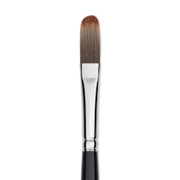Trekell Spectrum Brush - Long Filbert, Long Handle, Size 4, close up