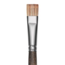 Princeton Pro Series 6000 Brush - Bright, Long Handle, Size 6, close up