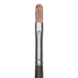 Princeton Pro Series 6000 Brush - Filbert, Long Handle, Size 2, close up