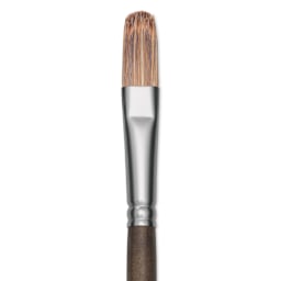 Princeton Pro Series 6000 Brush - Filbert, Long Handle, Size 4, close up