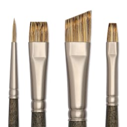 Princeton Pro Series 6000 Brushes - Blick Exclusive! Set of 4, close up
