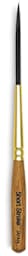 Kafka Design Short Stroke Brush - Short handle brush shown upright
