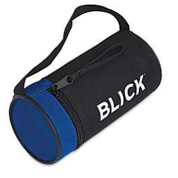 Blick Marker Case - Angled view showing carry loop and zipper closure