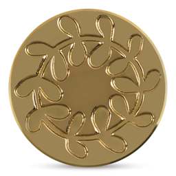 Manuscript Small Sealing Coin - Foliage