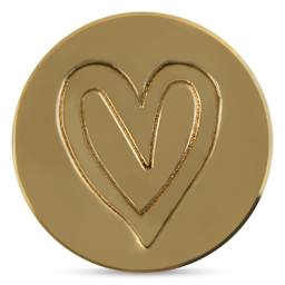 Manuscript Small Sealing Coin - Heart