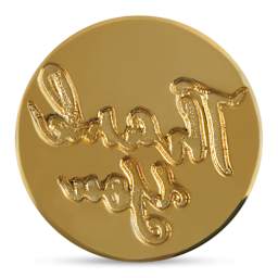 Manuscript Small Sealing Coin - Thank You