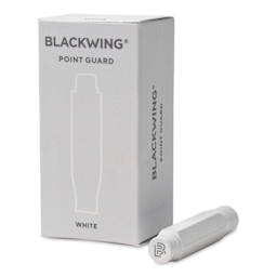 Blackwing Point Guard - White, laid out in front of the packaging