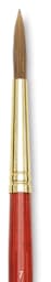 Winsor & Newton Sceptre Gold II Brushes - Closeup of Pointed Round brush