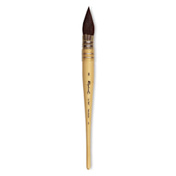 Raphaël Kazan Squirrel Quill Mop Brushes - Single brush shown upright