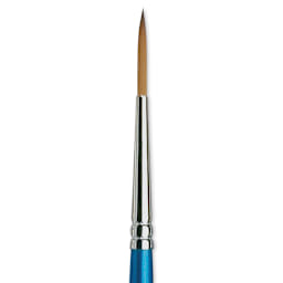 Winsor & Newton Cotman Watercolor Brush - Designers' Round, Short Handle, Size 3