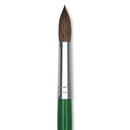Blick Economy Pony Hair Brush - Round, Short Handle, Size 14 close-up