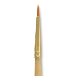 Dynasty Golden Nylon Brush - Refill Brush, Round, Size 1 close-up