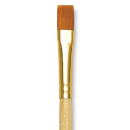 Dynasty Golden Nylon Brush - Flat Shader, Refill Brush, Size 8 close-up