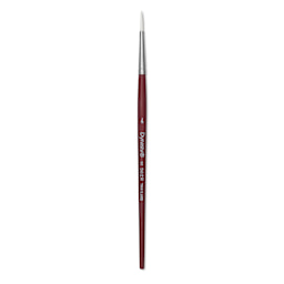 Dynasty Fine White Synthetic Brush - Round, Refill Brush, Size 4